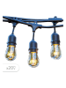 lumisky Lichtguirlande "Mafy" zwart - (L)1000 cm