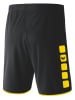 erima Trainingsshorts "Classic 5-C" in Schwarz/ Gelb