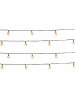 lumisky LED-Solar-Lichtergirlande "Festy" in Warmweiß - (L)1400 cm
