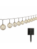 lumisky LED-Solar-Lichtergirlande "Rusty" in Warmweiß - (L)400 cm