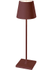 lumisky Lampa zewnętrzna LED "Kelly" w kolorze brązowym - wys. 38 x Ø 10 cm