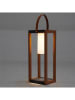 lumisky LED-Solar-Laterne "Seraphina Tall" in Braun - (B)20 x (H)58 x (T)20 cm