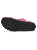 JOLANA & FENENA Leren teenslippers roze
