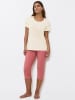 Triumph Pyjama in Creme/ Pink