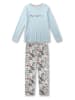 Sanetta Pyjama lichtblauw/crème