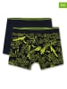 Sanetta 2-delige set: boxershorts donkerblauw