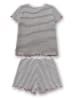 Sanetta Pyjama in Creme/ Schwarz