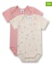 Sanetta 2er-Set: Bodys in Beige/ Rosa