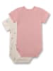 Sanetta 2er-Set: Bodys in Beige/ Rosa
