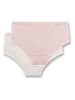 Sanetta 2er-Set: Slips in Creme/ Rosa