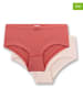 Sanetta 2-delige set: hipsters rood/beige