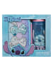 SCOOLI 2tlg. Set: Brotzeitdose und Trinkflasche "Lilo & Stitch" in Hellblau