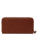 Marc O'Polo Leder-Geldbörse in Cognac - (B)19 x (H)10 x (T)2,5 cm
