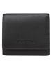 Marc O'Polo Leder-Geldbörse in Schwarz - (B)11 x (H)9,5 x (T)2,5 cm