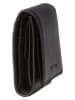 Marc O'Polo Leder-Geldbörse in Schwarz - (B)11 x (H)9,5 x (T)2,5 cm