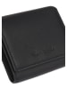 Marc O'Polo Leder-Geldbörse in Schwarz - (B)11 x (H)9,5 x (T)2,5 cm