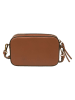 Marc O'Polo Leder-Umhängetasche in Hellbraun - (B)19 x (H)11,5 x (T)6 cm
