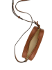 Marc O'Polo Leder-Umhängetasche in Hellbraun - (B)19 x (H)11,5 x (T)6 cm