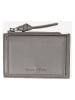 Marc O'Polo Leder-Geldbörse in Grau - (B)12 x (H)8 x (T)2 cm