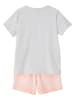 vertbaudet 2tlg. Outfit in Grau/ Orange