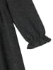 vertbaudet Kleid in Schwarz/ Silber