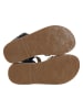 vertbaudet Leder-Sandalen in Dunkelblau