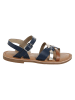 vertbaudet Leder-Sandalen in Dunkelblau