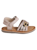 vertbaudet Leder-Sandalen in Rosa
