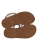 vertbaudet Leder-Sandalen in Silber
