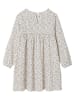 vertbaudet Kleid in Creme/ Braun