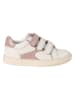 vertbaudet Leren sneakers crème/lichtroze