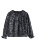 vertbaudet Bluse in Schwarz/ Silber