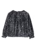 vertbaudet Bluse in Schwarz/ Silber