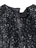 vertbaudet Bluse in Schwarz/ Silber