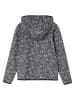 vertbaudet Sweatjacke in Dunkelblau/ Weiß