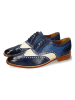 MELVIN & HAMILTON Leren veterschoenen "Leonardo 21" donkerblauw