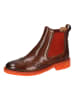MELVIN & HAMILTON Leder-Chelsea-Boots "Selina 29" in Braun/ Orange