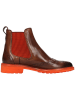 MELVIN & HAMILTON Leren chelseaboots "Selina 29" bruin/oranje