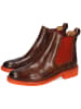 MELVIN & HAMILTON Leder-Chelsea-Boots "Selina 29" in Braun/ Orange