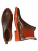 MELVIN & HAMILTON Leren chelseaboots "Selina 29" bruin/oranje