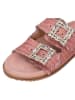 MELVIN & HAMILTON Leren slippers "Eve 1" lichtroze