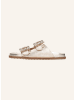 MELVIN & HAMILTON Leren slippers "Eve 1" goudkleurig