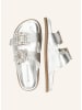 MELVIN & HAMILTON Leren slippers "Eve 1" zilverkleurig