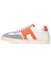 MELVIN & HAMILTON Leder-Sneakers "Milani 4" in Weiß/ Grau/ Orange