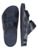 MELVIN & HAMILTON Leder-Pantoletten "Maxel 1" in Dunkelblau