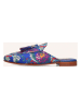 MELVIN & HAMILTON Leder-Clogs "Scarlett" in Blau