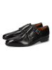 MELVIN & HAMILTON Leren monkstraps "Lance 10" zwart