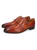 MELVIN & HAMILTON Leder-Monkstraps "Lewis 6" in Hellbraun