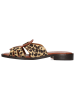 MELVIN & HAMILTON Leren slippers "Everly 4" lichtbruin/geel/zwart