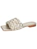 MELVIN & HAMILTON Leren slippers "Eglantine 1" goudkleurig
